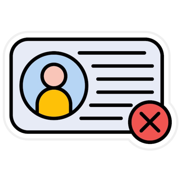 Imagen vectorial del icono del derecho al olvido Puede utilizarse para el RGPD
