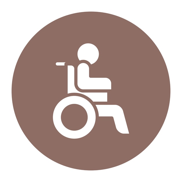 Imagen vectorial de icono desactivada Puede usarse para personas sin hogar