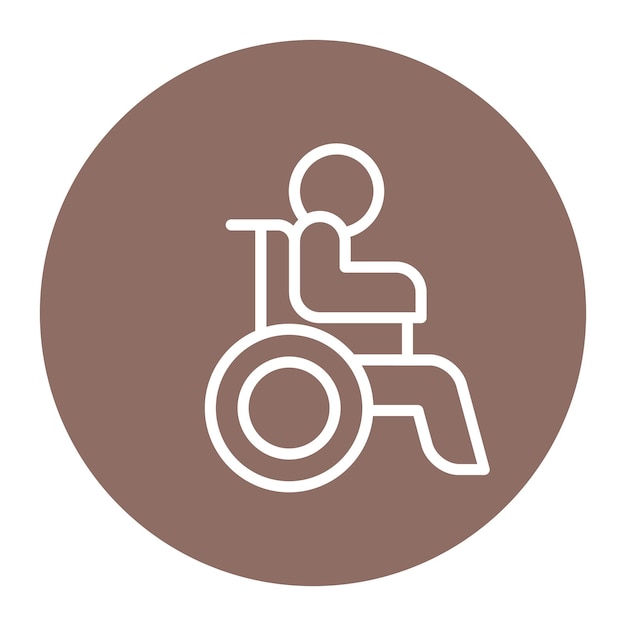 Imagen vectorial de icono desactivada Puede usarse para personas sin hogar