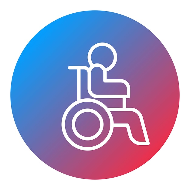 Imagen vectorial de icono desactivada Puede usarse para personas sin hogar
