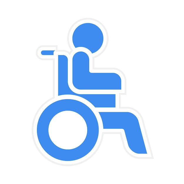 Imagen vectorial de icono desactivada Puede usarse para personas sin hogar