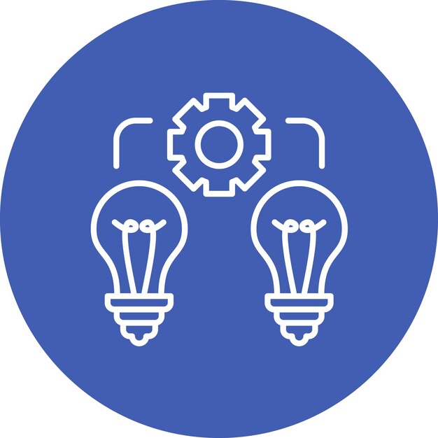 Imagen vectorial del icono de desarrollo Se puede utilizar para Recursos Humanos