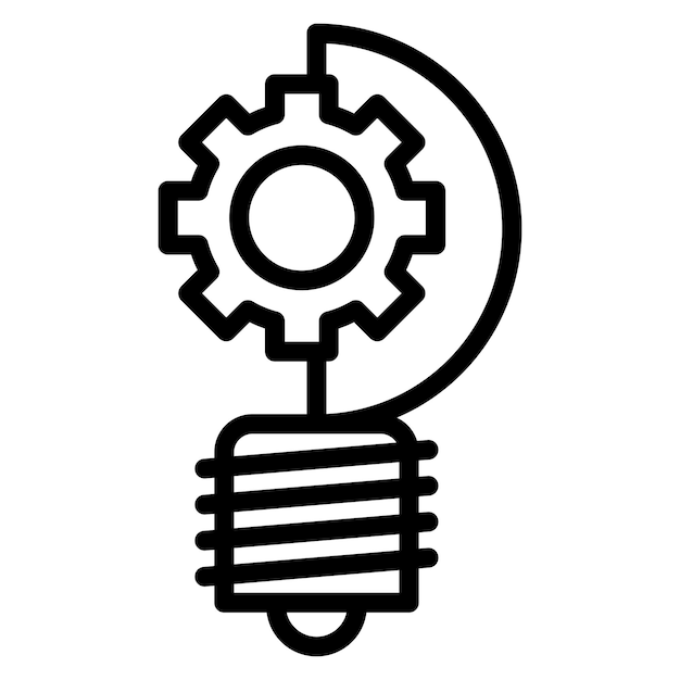 Imagen vectorial de icono de desarrollo Se puede utilizar para robótica