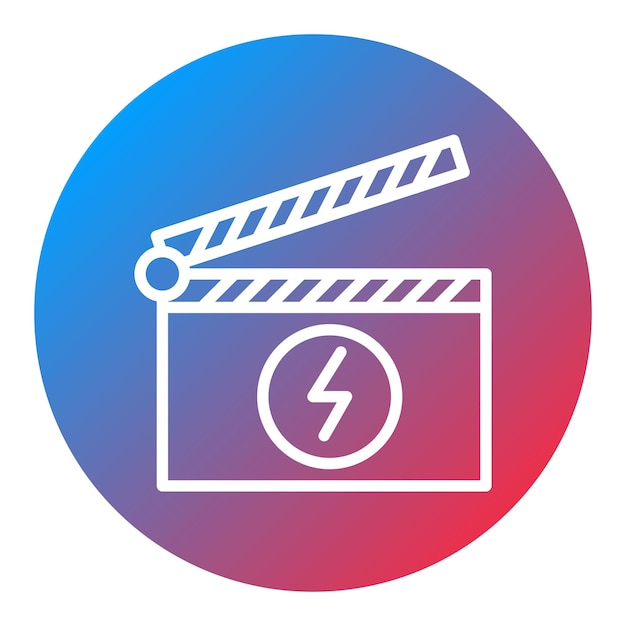 Imagen vectorial de icono de desastre Se puede usar para géneros de películas
