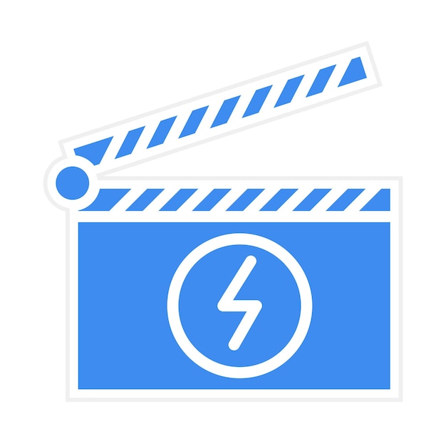 Imagen vectorial de icono de desastre Se puede usar para géneros de películas
