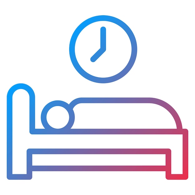Imagen vectorial del ícono de descanso Se puede utilizar para Fitness