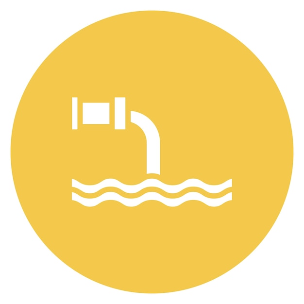 Imagen vectorial del icono de descarga Se puede utilizar para el tratamiento del agua