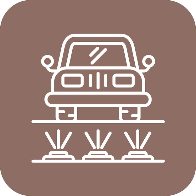 Imagen vectorial del icono de descarga del tren de aterrizaje Se puede utilizar para el lavado de automóviles