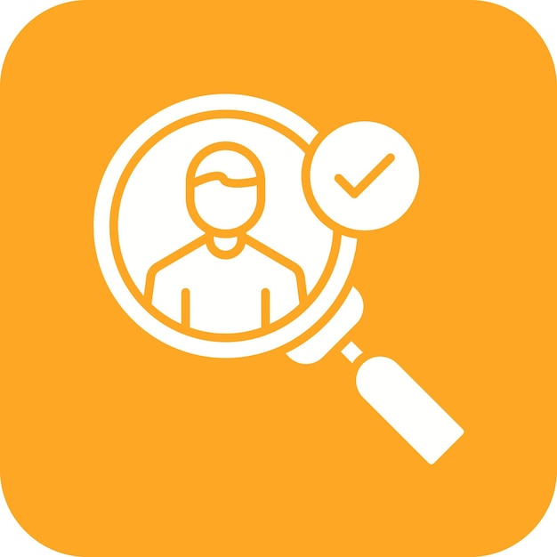 Imagen vectorial del icono de descubrimiento del cliente Se puede utilizar para Digital Nomad