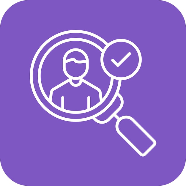 Imagen vectorial del icono de descubrimiento del cliente Se puede utilizar para Digital Nomad