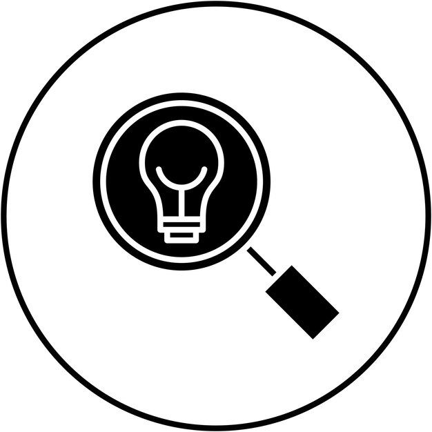 Imagen vectorial del icono de descubrimiento Se puede usar para Back to School