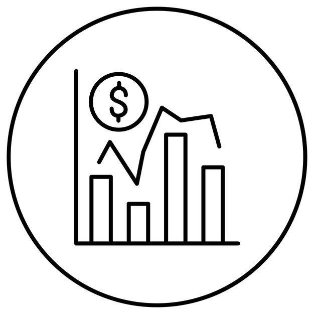 Imagen vectorial del icono de descuento Se puede utilizar para Finanzas y Dinero