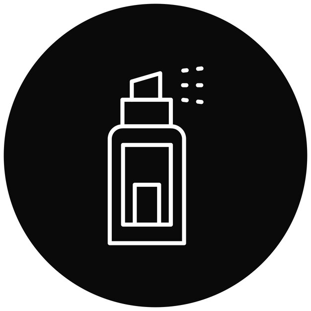 Imagen vectorial del icono del desodorante Se puede utilizar para la rutina de higiene