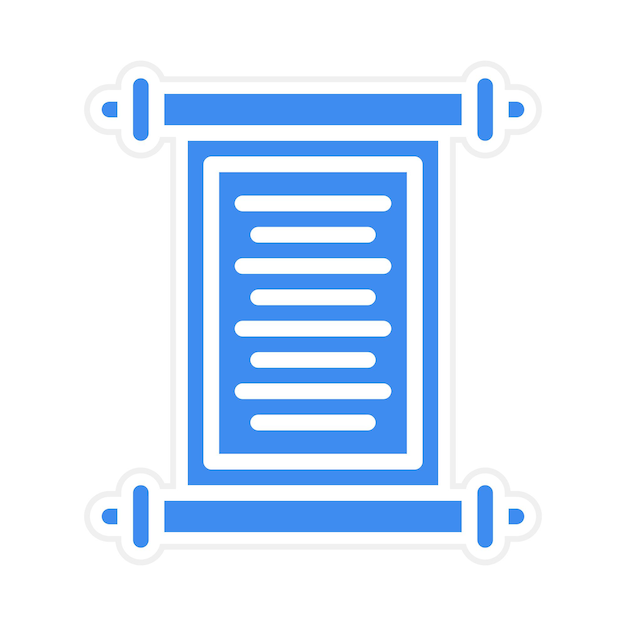 Imagen vectorial de icono de desplazamiento Se puede usar para el Año Nuevo Islámico