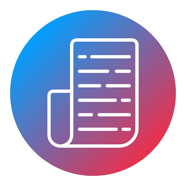 Imagen vectorial de icono de desplazamiento Se puede usar para documentos y archivos