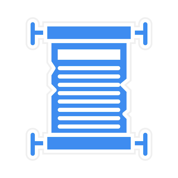 Imagen vectorial de icono de desplazamiento Se puede usar para Fairytale