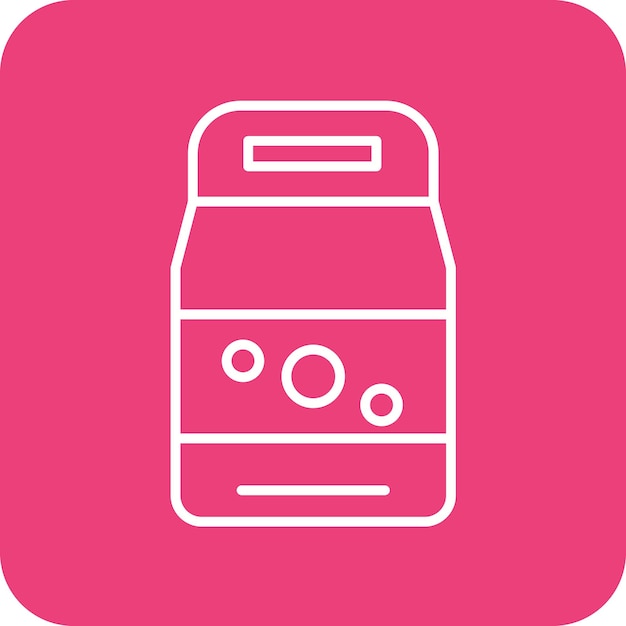 Imagen vectorial del icono del detergente Se puede utilizar para la rutina de higiene
