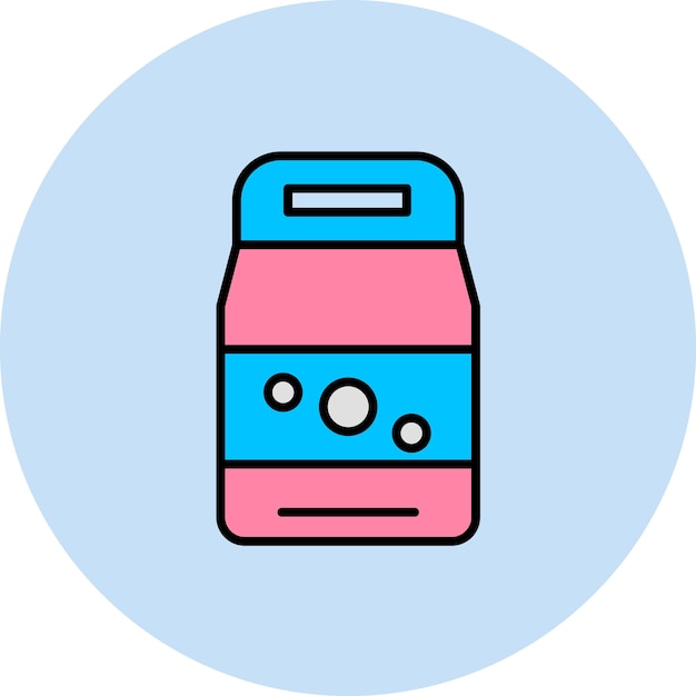 Imagen vectorial del icono del detergente Se puede utilizar para la rutina de higiene