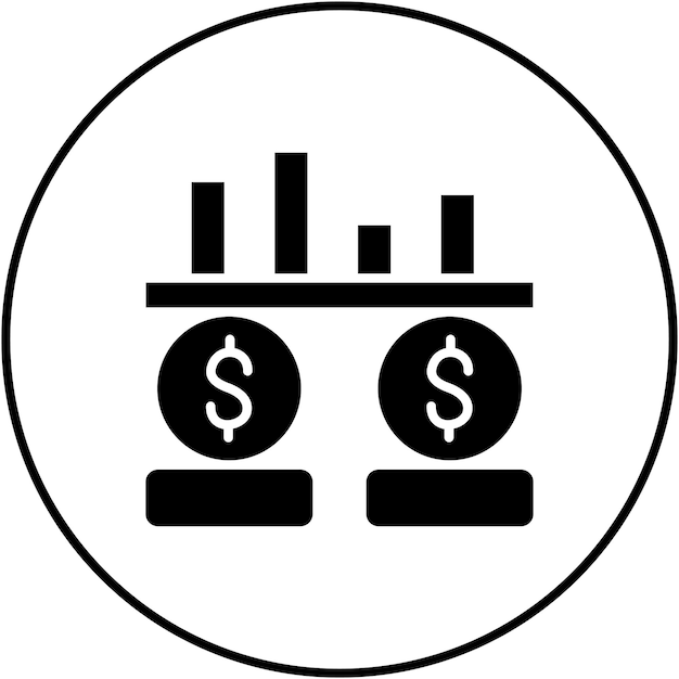 Imagen vectorial del icono de devolución Puede utilizarse para la contabilidad