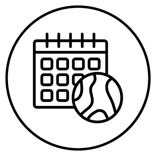 Imagen vectorial del icono del Día de la Tierra Se puede utilizar para el desarrollo ecológico