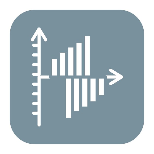 Imagen vectorial del icono del diagrama de Gantt Se puede utilizar para la evaluación del proyecto