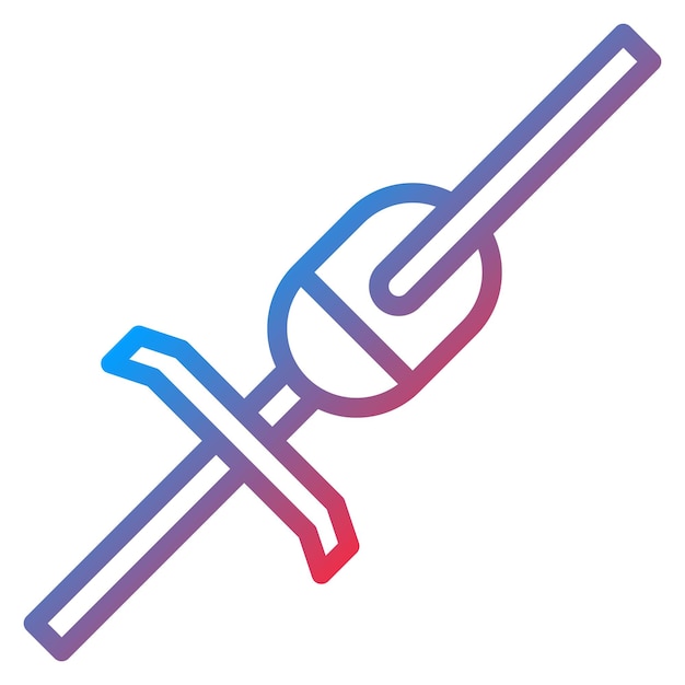 Imagen vectorial de icono de dibujo rápido Puede utilizarse para la escalada en roca