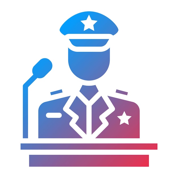 Imagen vectorial del icono de la dictadura Se puede usar para la política