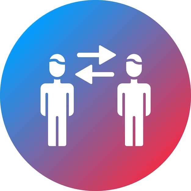 Imagen vectorial del icono de diferenciación Se puede utilizar para la redacción