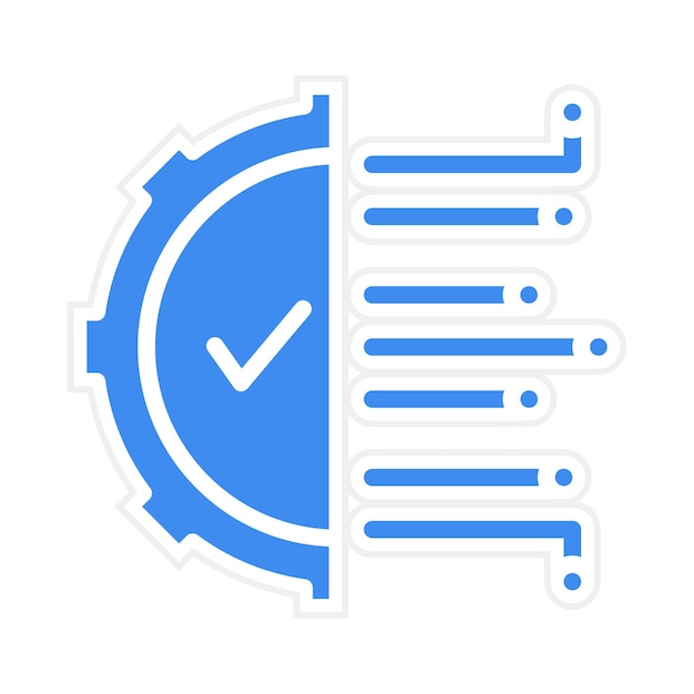 Imagen vectorial de icono de digitalización Se puede utilizar para Business Analytics