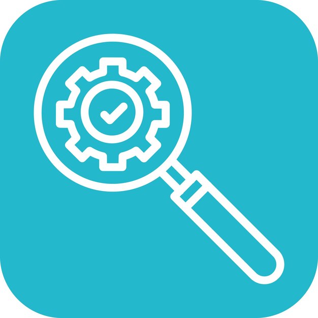 Imagen vectorial del icono de diligencia Se puede utilizar para los rasgos de personalidad