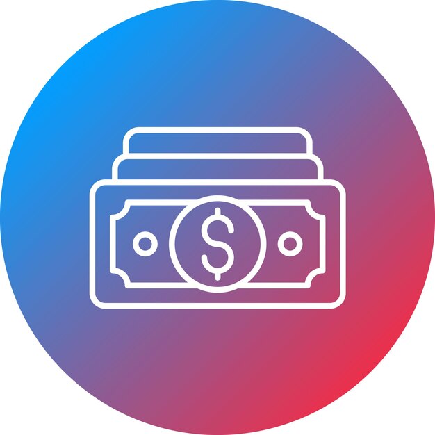La imagen vectorial del icono del dinero se puede usar para Cyber Monday