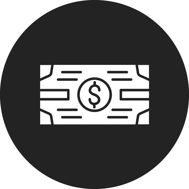 Imagen vectorial del icono del dinero Se puede usar para viajes