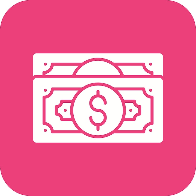La imagen vectorial del icono del dinero se puede utilizar para el comercio electrónico de moda