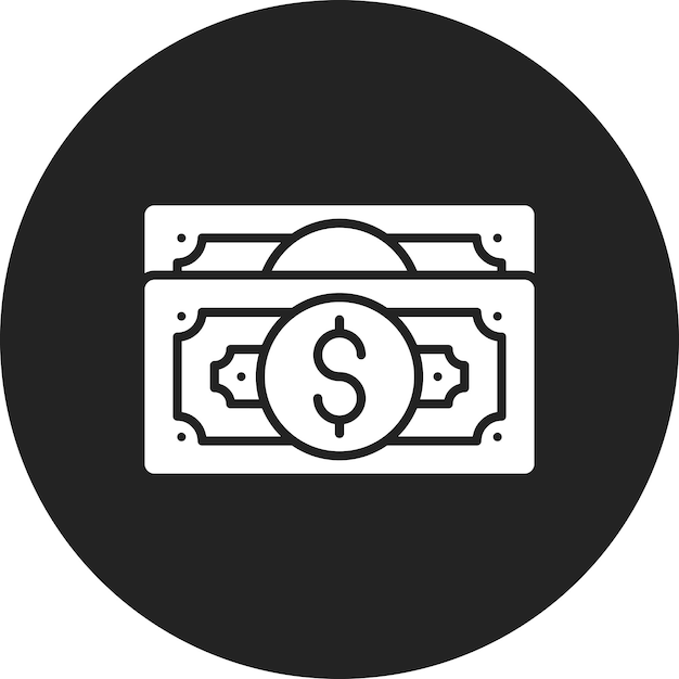 La imagen vectorial del icono del dinero se puede utilizar para el comercio electrónico de moda