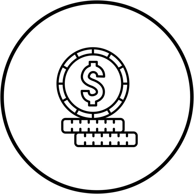 La imagen vectorial del icono del dinero se puede utilizar para Fintech