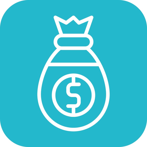 La imagen vectorial del icono del dinero se puede utilizar para el supermercado