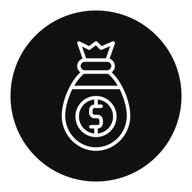 La imagen vectorial del icono del dinero se puede utilizar para el supermercado