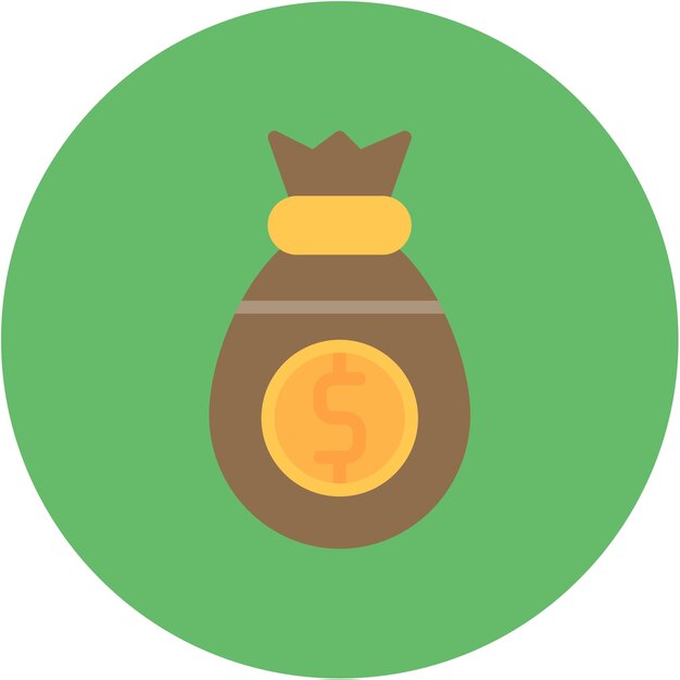 La imagen vectorial del icono del dinero se puede utilizar para el supermercado