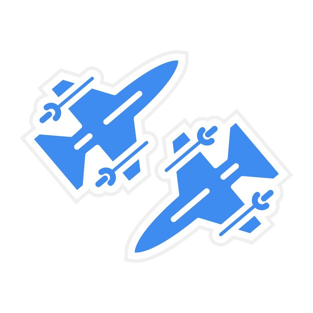 Imagen vectorial del icono de las direcciones de vuelo Se puede utilizar para la aviación
