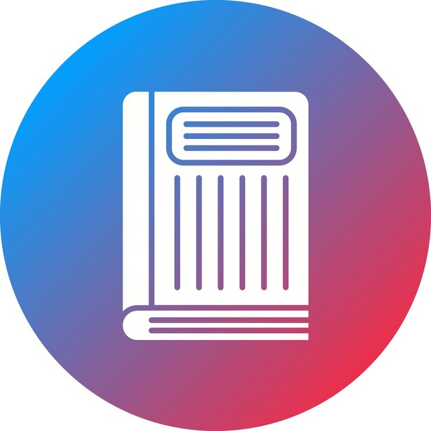 Imagen vectorial del icono de las directrices contables Se puede utilizar para la contabilidad