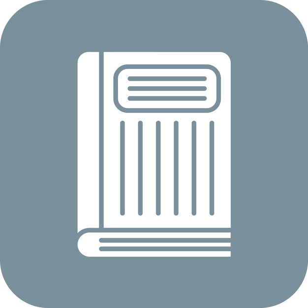 Imagen vectorial del icono de las directrices contables Se puede utilizar para la contabilidad