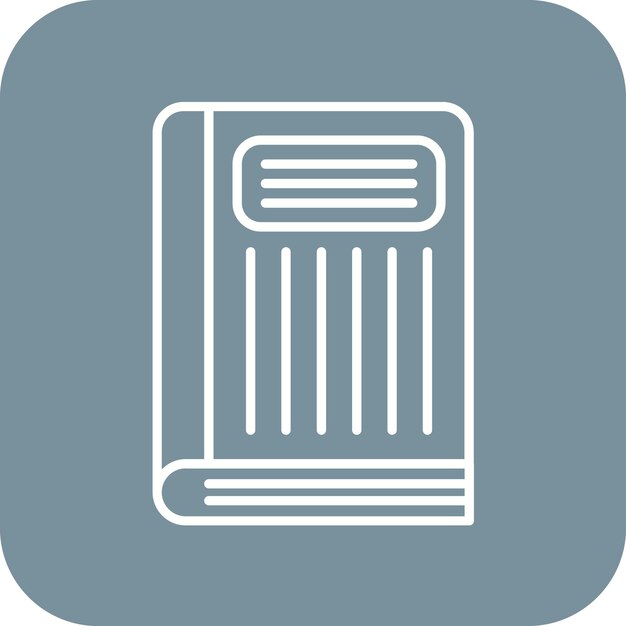 Imagen vectorial del icono de las directrices contables Se puede utilizar para la contabilidad
