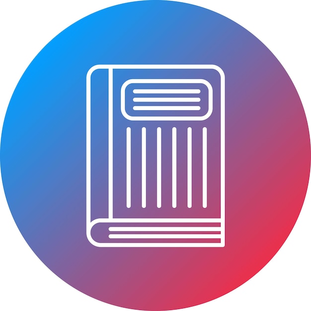 Imagen vectorial del icono de las directrices contables Se puede utilizar para la contabilidad