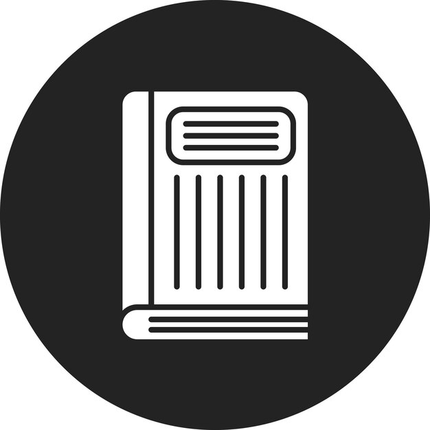 Imagen vectorial del icono de las directrices contables Se puede utilizar para la contabilidad
