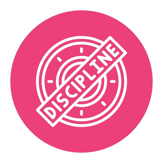 Imagen vectorial del icono de la disciplina Se puede utilizar para la adopción de niños