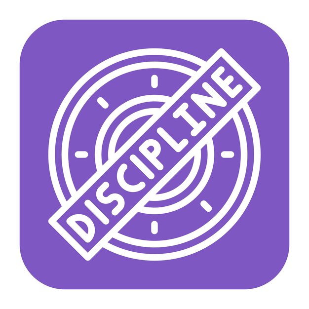 Imagen vectorial del icono de la disciplina Se puede utilizar para la adopción de niños