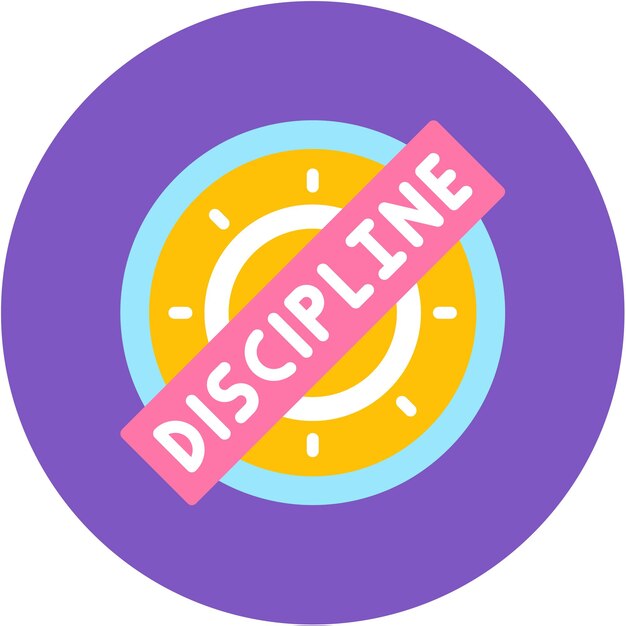 Imagen vectorial del icono de la disciplina Se puede utilizar para la adopción de niños