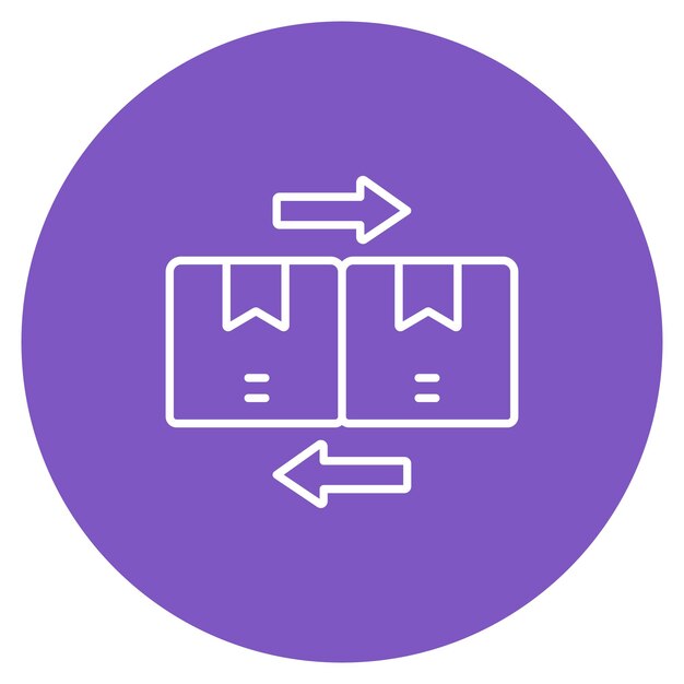 Imagen vectorial del icono de discrepancia Se puede utilizar para el envío