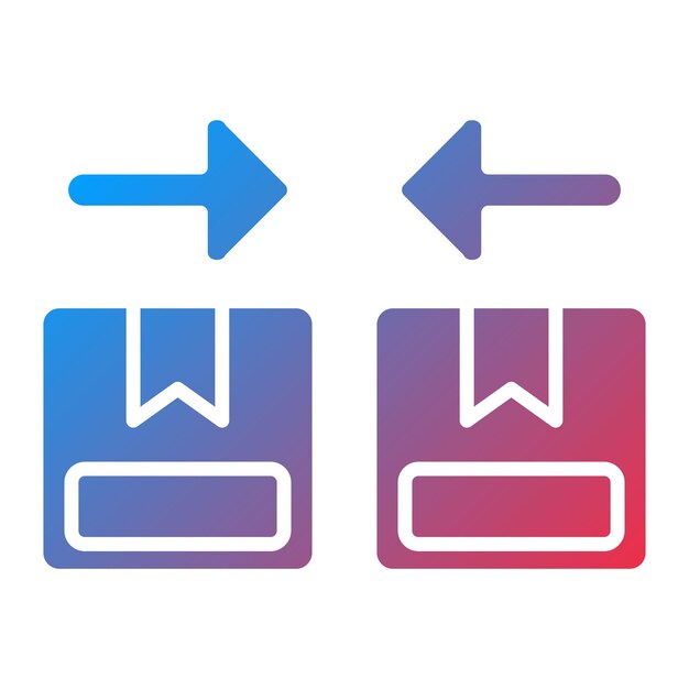 Imagen vectorial del icono de discrepancia Se puede utilizar para la logística