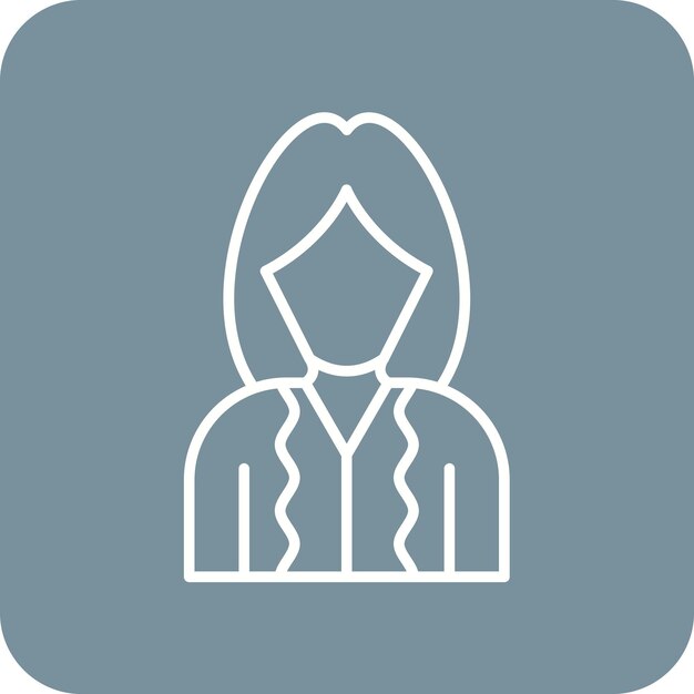 Imagen vectorial de icono de diseñador de moda Se puede usar para Moda